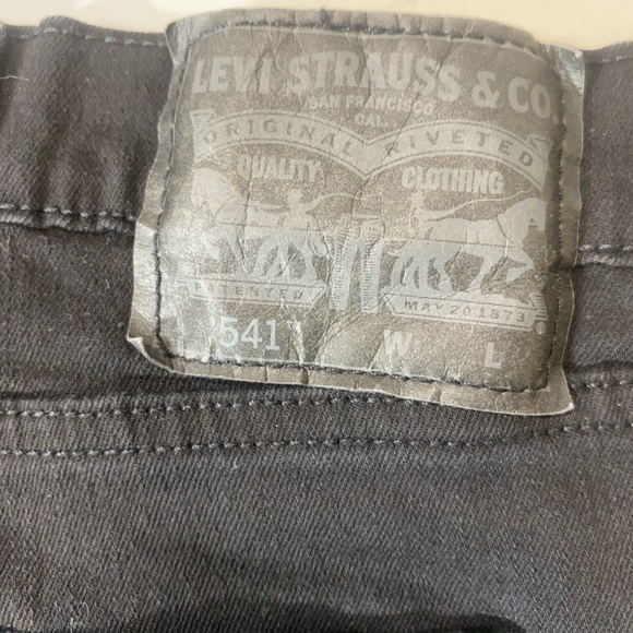 Levi's 541 Charcoal Denim Jeans 44W L 29 - Picture 4 of 12